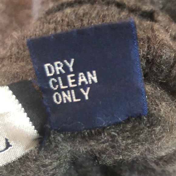 Vintage SADDLES Size Medium Cashmere Turtleneck Deep Gray Mongolia Made Soft - Picture 12 of 16